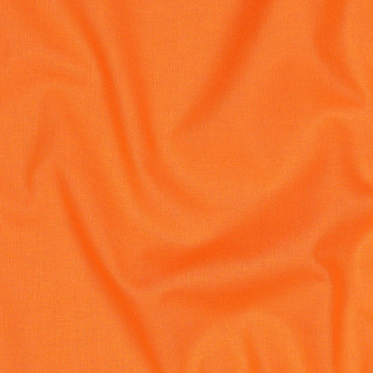 Premium 100% cotton fabric - orange 125 g/m²