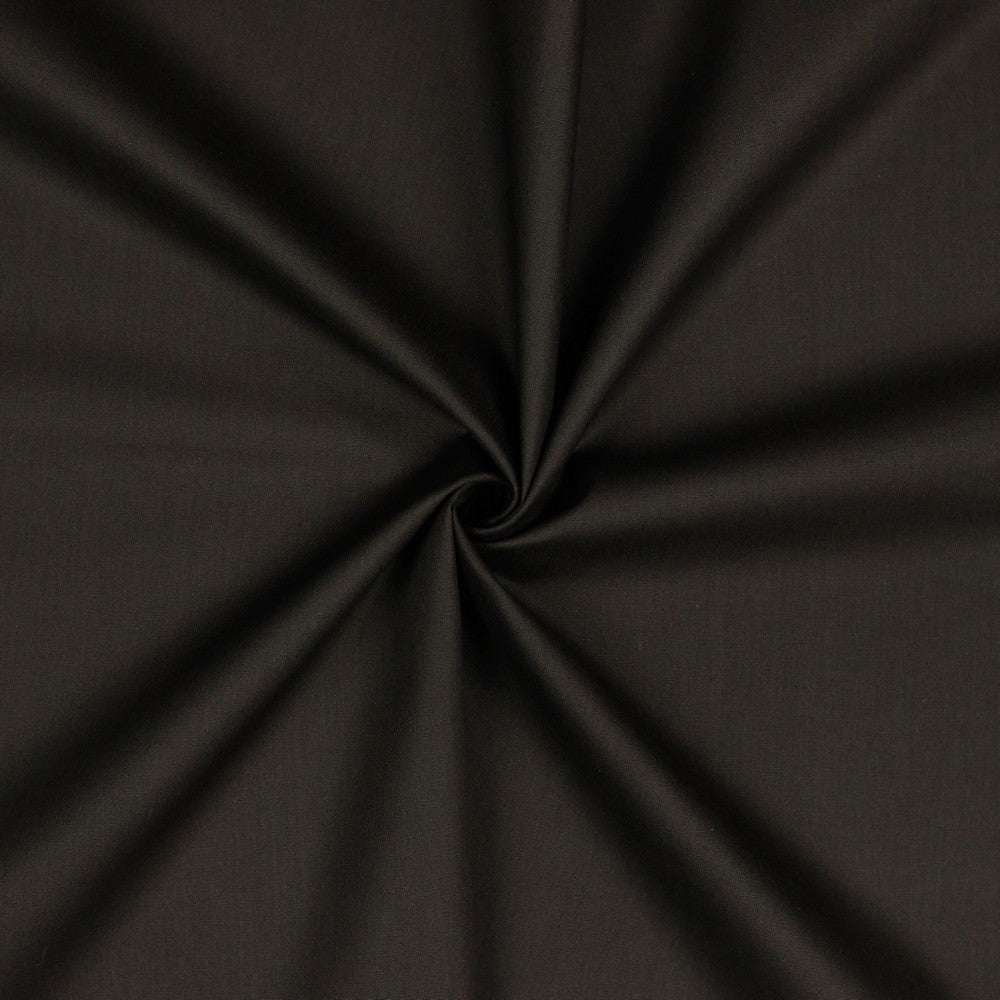 Premium 100% cotton fabric - chocolate brown 125 g/m²