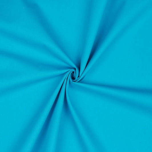 Premium 100% cotton fabric - turquoise 130 g/m²
