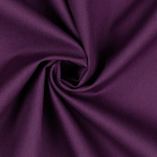 Premium 100% cotton fabric - dark lilac 125 g/m²