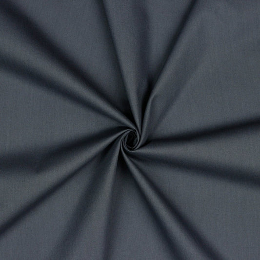 Premium 100% cotton fabric - dark gray 125 g/m²