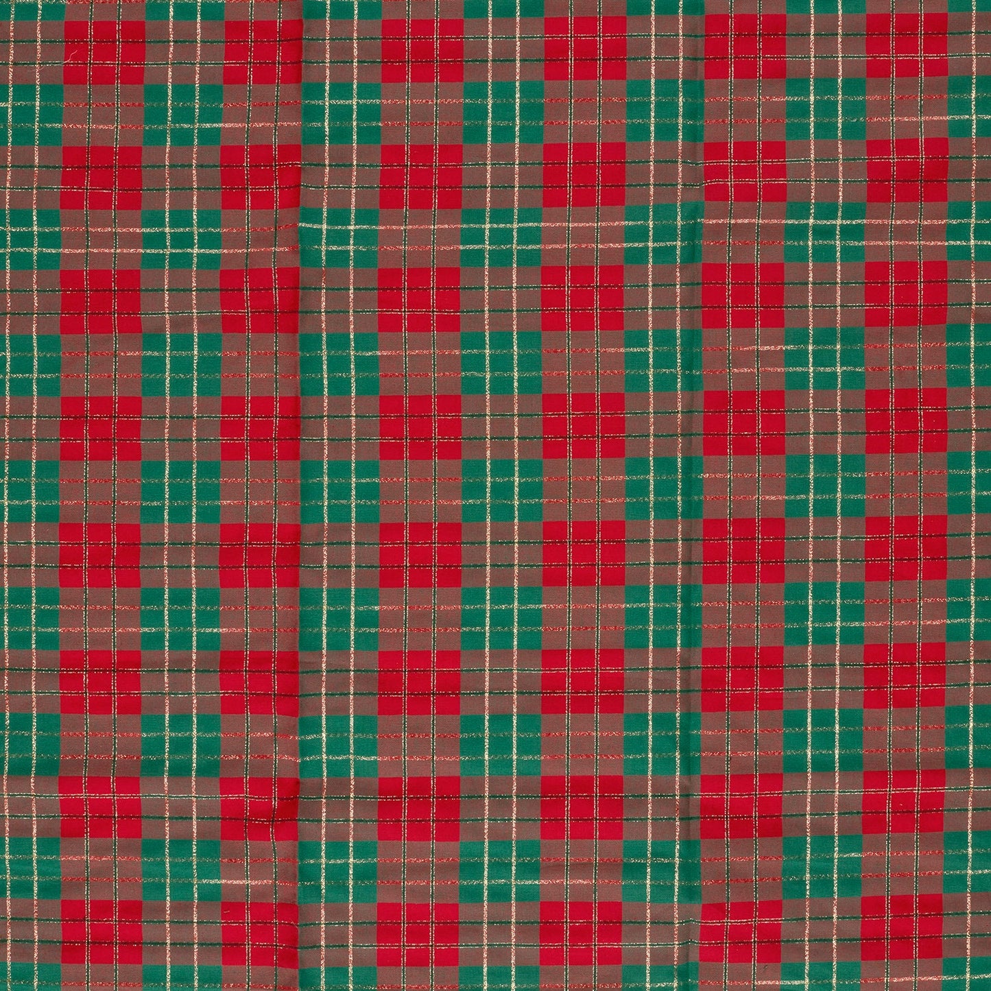 Image with premium 100% cotton fabric - Christmas plaid – available online at Charlotte's Fabrics