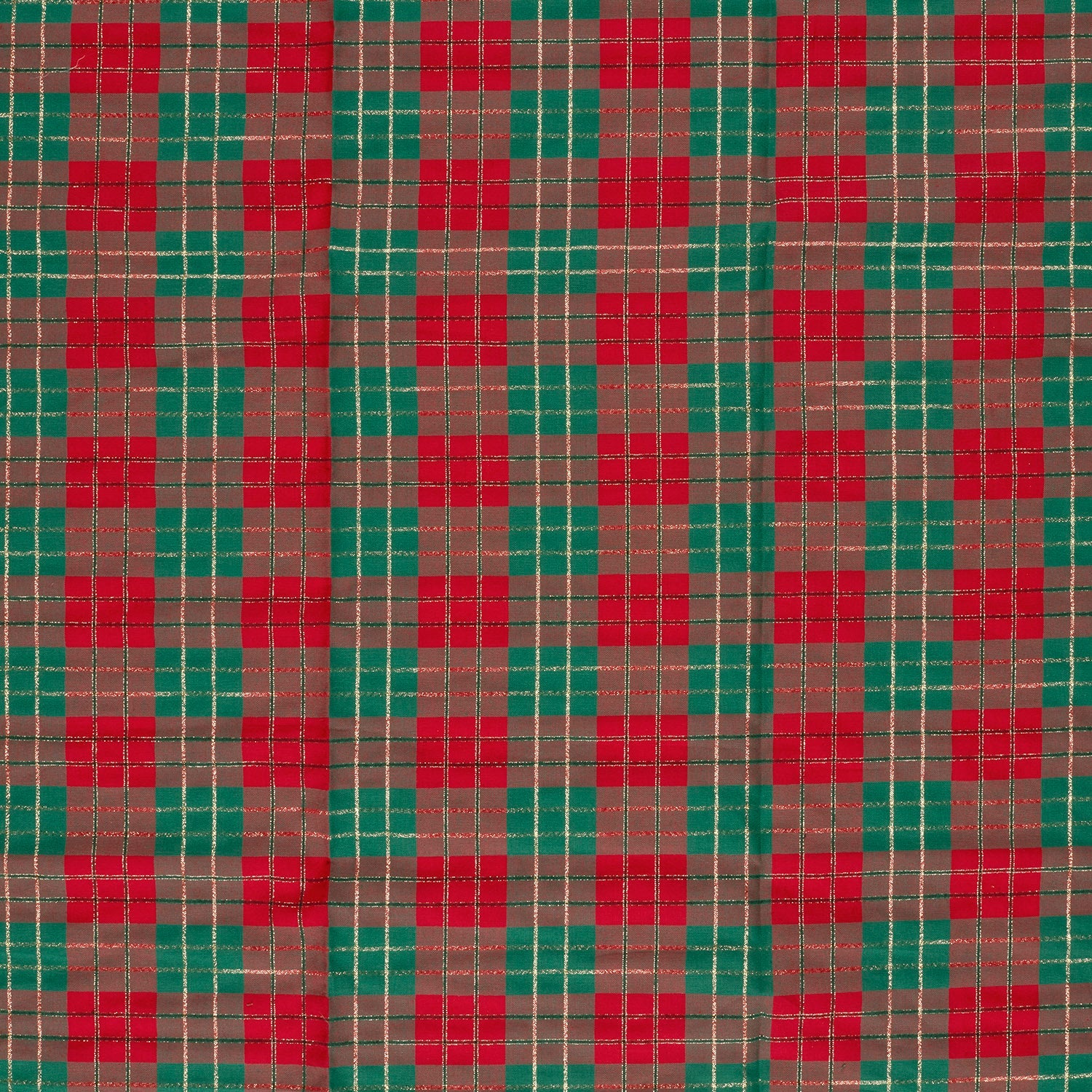 Image with premium 100% cotton fabric - Christmas plaid – available online at Charlotte's Fabrics