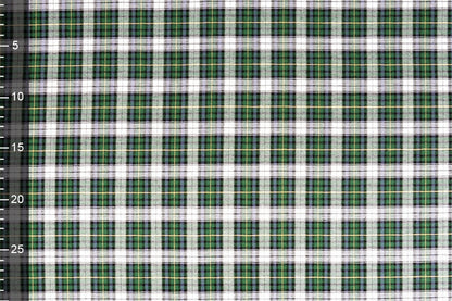 Premium Flannel - green checked 120 g/m²