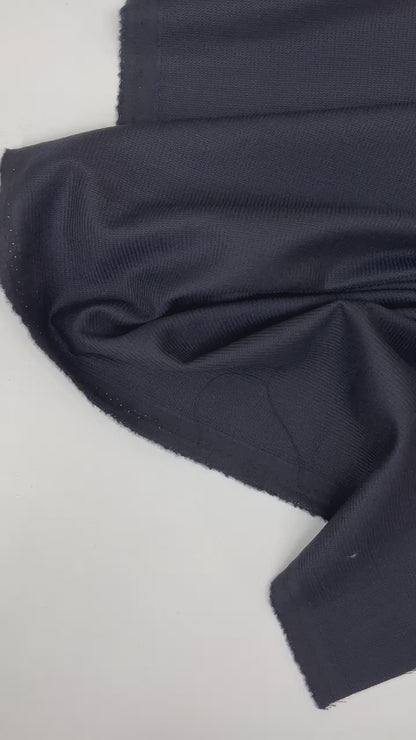 Italian waffle suiting fabric 225 g/m²