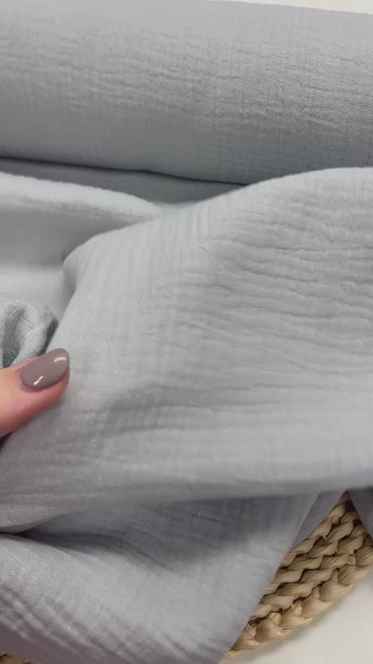 Muslin - black 130 g/m²