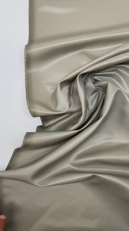 Japanese satin twill fabric - gray 200 g/m²