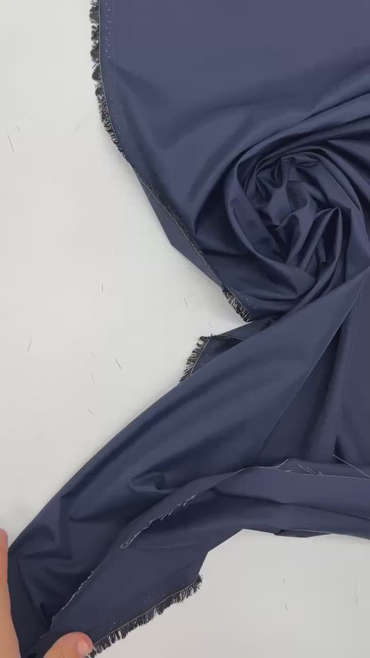 Italian polyamide and silk fabric - blue 100 g/m²