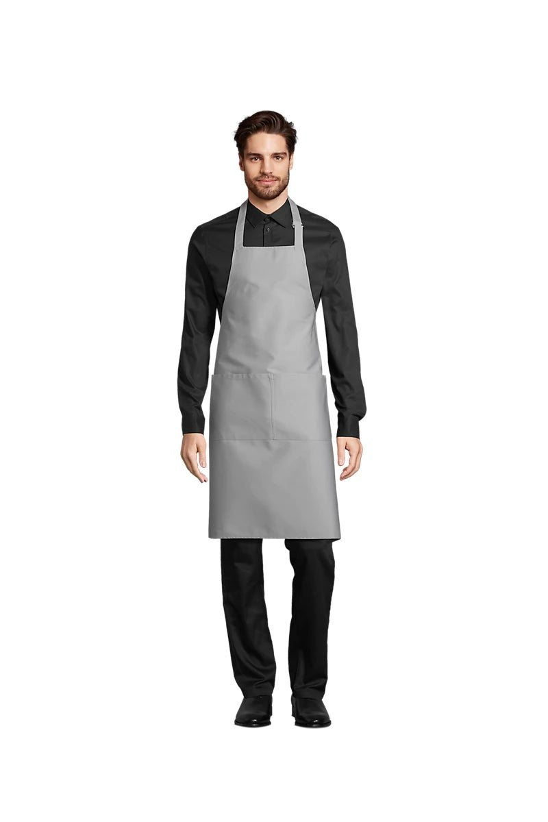 Image of an apron with your print - grey – available at Šarlotes audumi