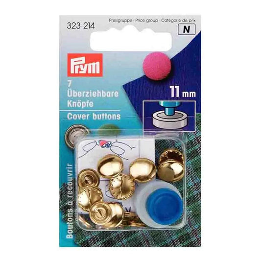Image of Prym cover buttons with template, 11 mm – available at Šarlotes audumi