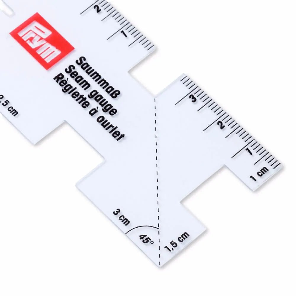 alt
PRYM ruler for seam markings| Marking ruler