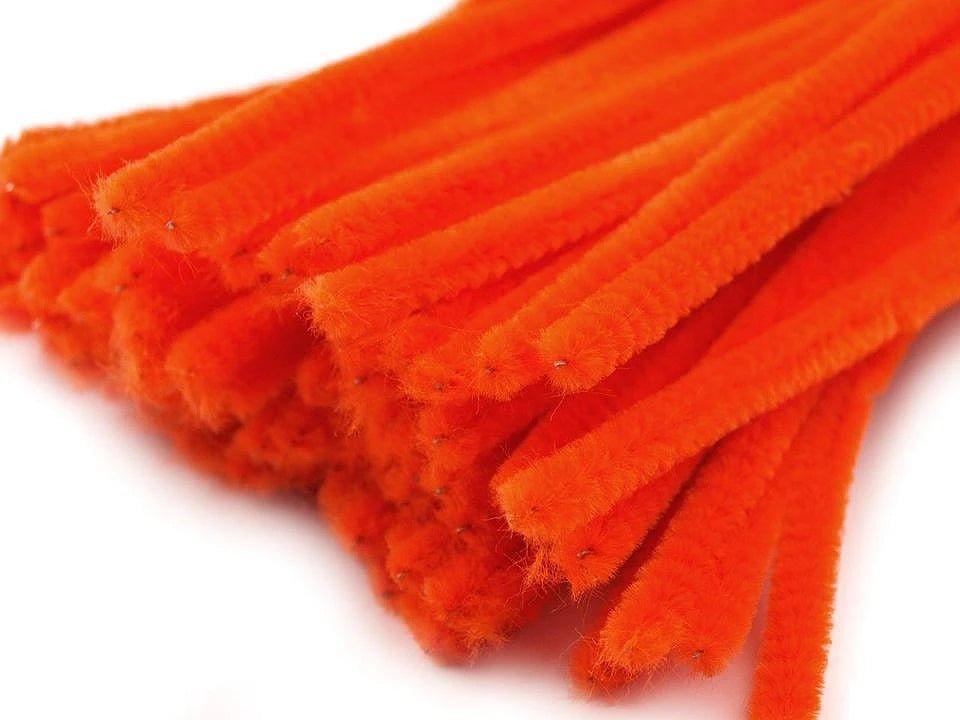 Fuzzy wire | Ø6 mm (30 cm) |20 pcs.|assorted shades