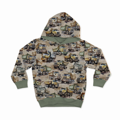 Cotton loopback knit - heavy-duty dump trucks in quarries 250 g/m²