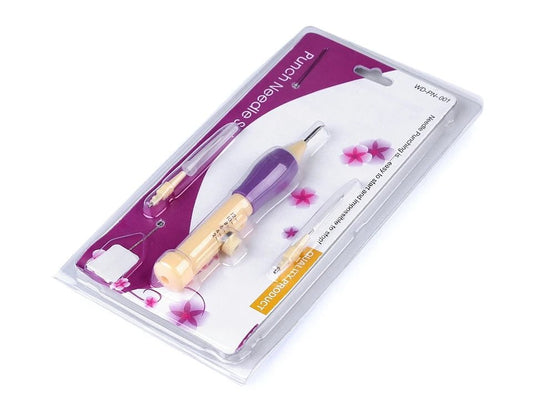Zestaw do haftu punch needle | 3 igły w różnych rozmiarach | Długość 13 cm