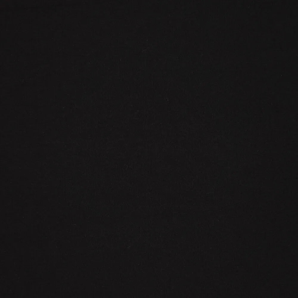 Image of Punta di Roma knit fabric – black 320 g/m² – available at Šarlotes audumi