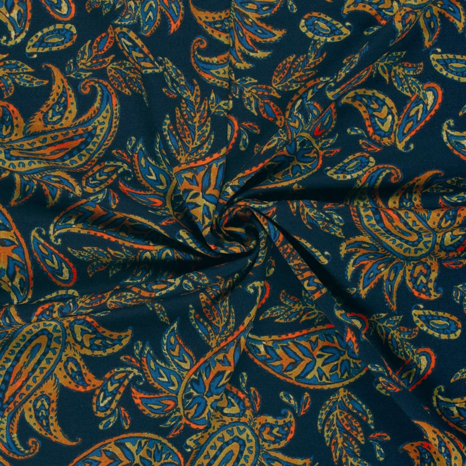 Image of Punto di Roma knit fabric - colorful pattern 275 g/m² – available at Šarlotes audumi
