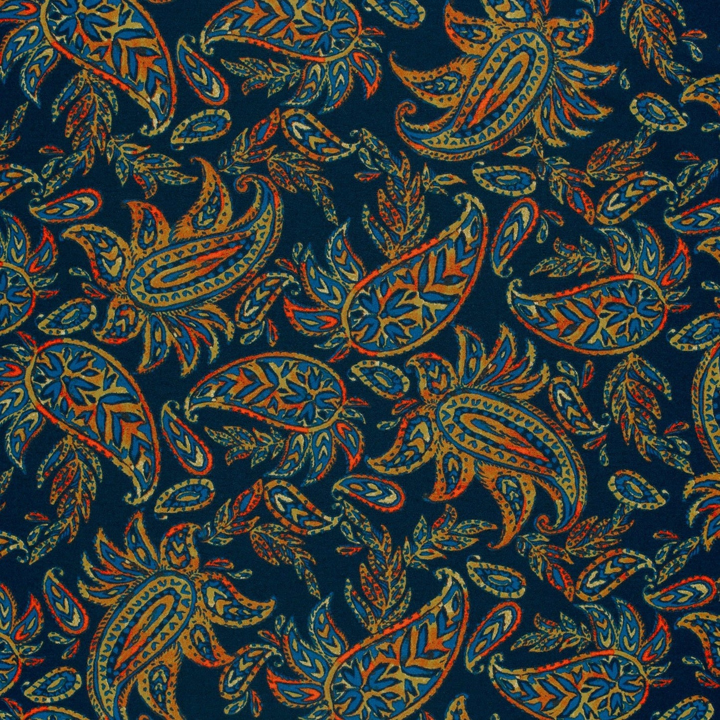 Image with Punto di Roma knit fabric - colorful pattern 275 g/m² – available at Šarlotes audumi