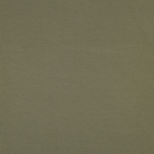 ribbed cotton jersey (RIB JERSEY) - olive green 240 g/m²
