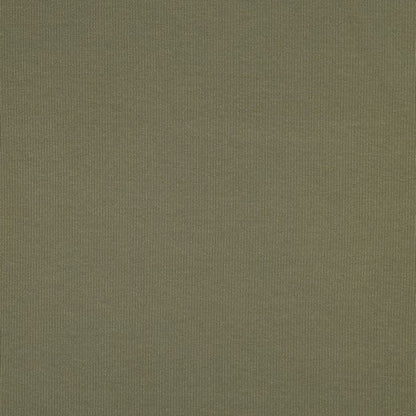 ribbed cotton jersey (RIB JERSEY) - olive green 240 g/m²