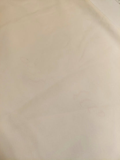 Softshell audums ar defektu -kremīgi balts 300 g/m²