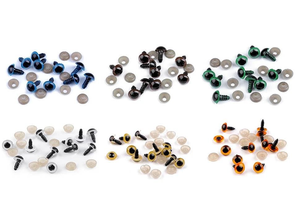 toy eyes Ø10 mm-green (pack of 5 pairs)