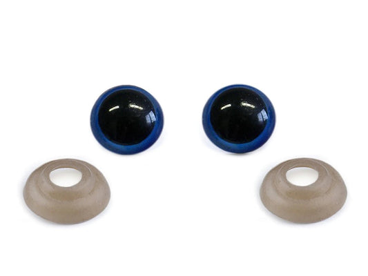 Toy eyes Ø12 mm, blue (5 pairs per pack)