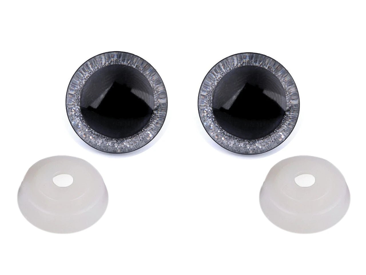alt
Toy eyes Ø20 mm silver glitter (2 pairs per package)