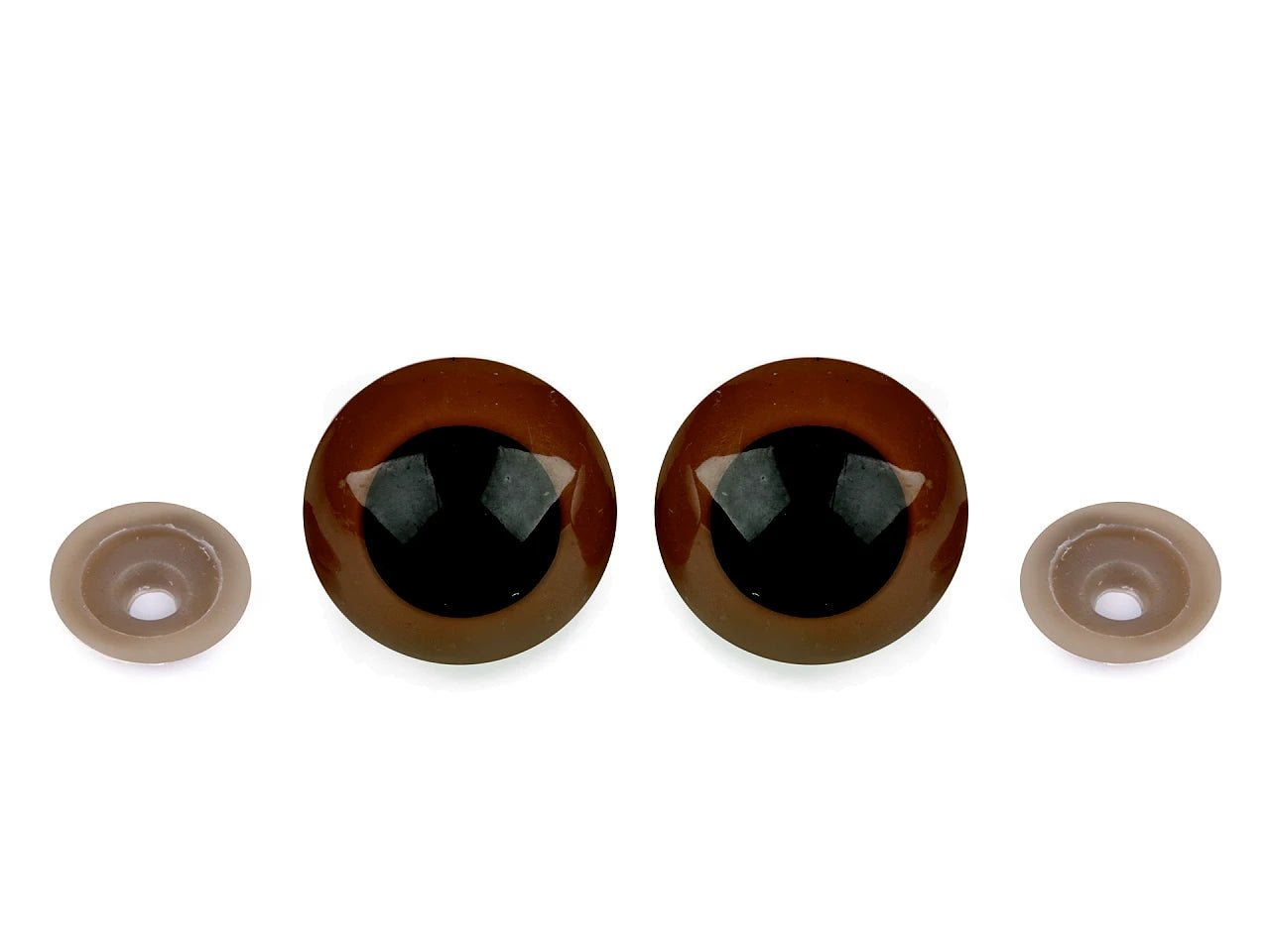 Toy eyes Ø30 mm, green (pack of 2 pairs)