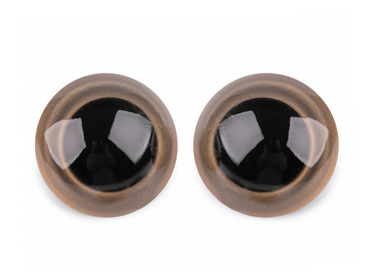 Toy eyes Ø40 mm-brown (1 pair per package)