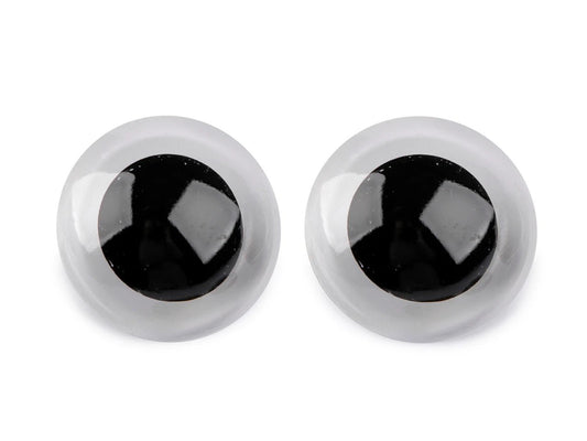 Rounding toy eyes Ø40 mm-transparent (1 pair per pack)