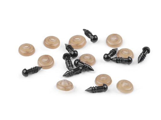 Toy eyes Ø5 mm - black (10 pcs per pack)