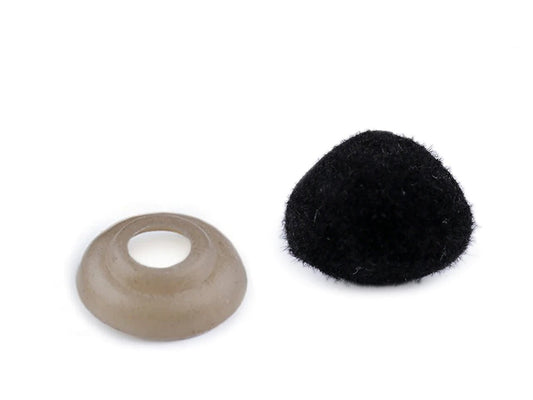 Toy nose 10x12 mm-black (5 pcs per pack)