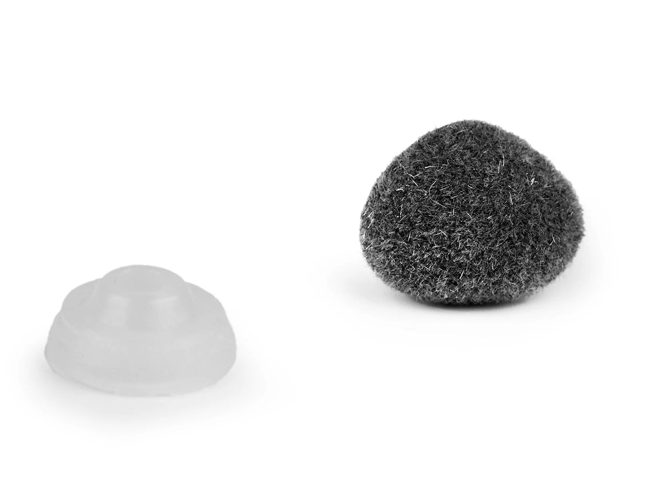 Nos do zabawek 10x12 mm, szary (opakowanie 5 szt.)