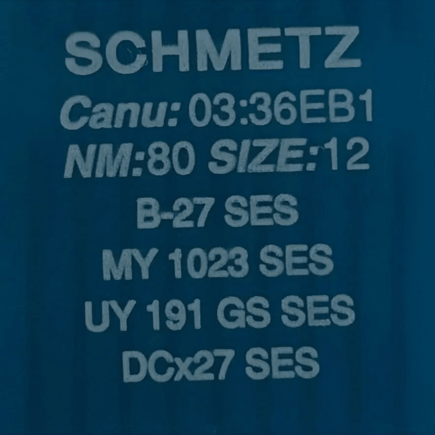 alt
Image of SCHMETZ DCx27 (B - 27) SES industrial overlock needles for knitwear and sportswear - 10 pcs. – available at Charlotte's Fabrics