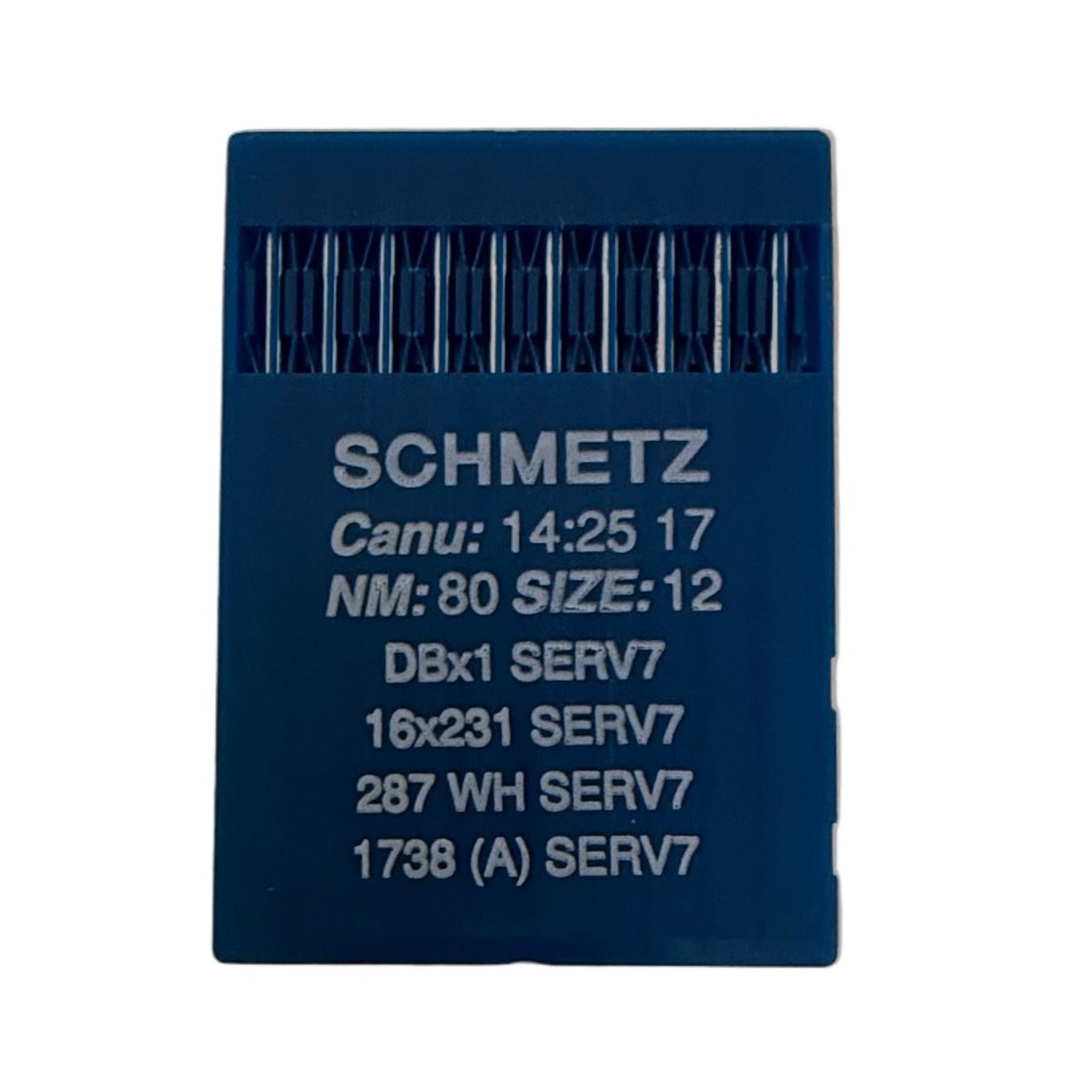 Image of industrial sewing machine needles SCHMETZ DBx1 (1738) SERV 7 universal - 10 pcs. – available at Šarlotes audumi