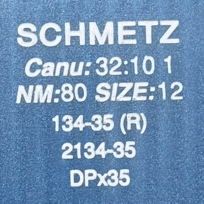 DPx35, 134-35 R — uniwersalne igły SCHMETZ do przemysłowych maszyn do szycia, 10 szt.