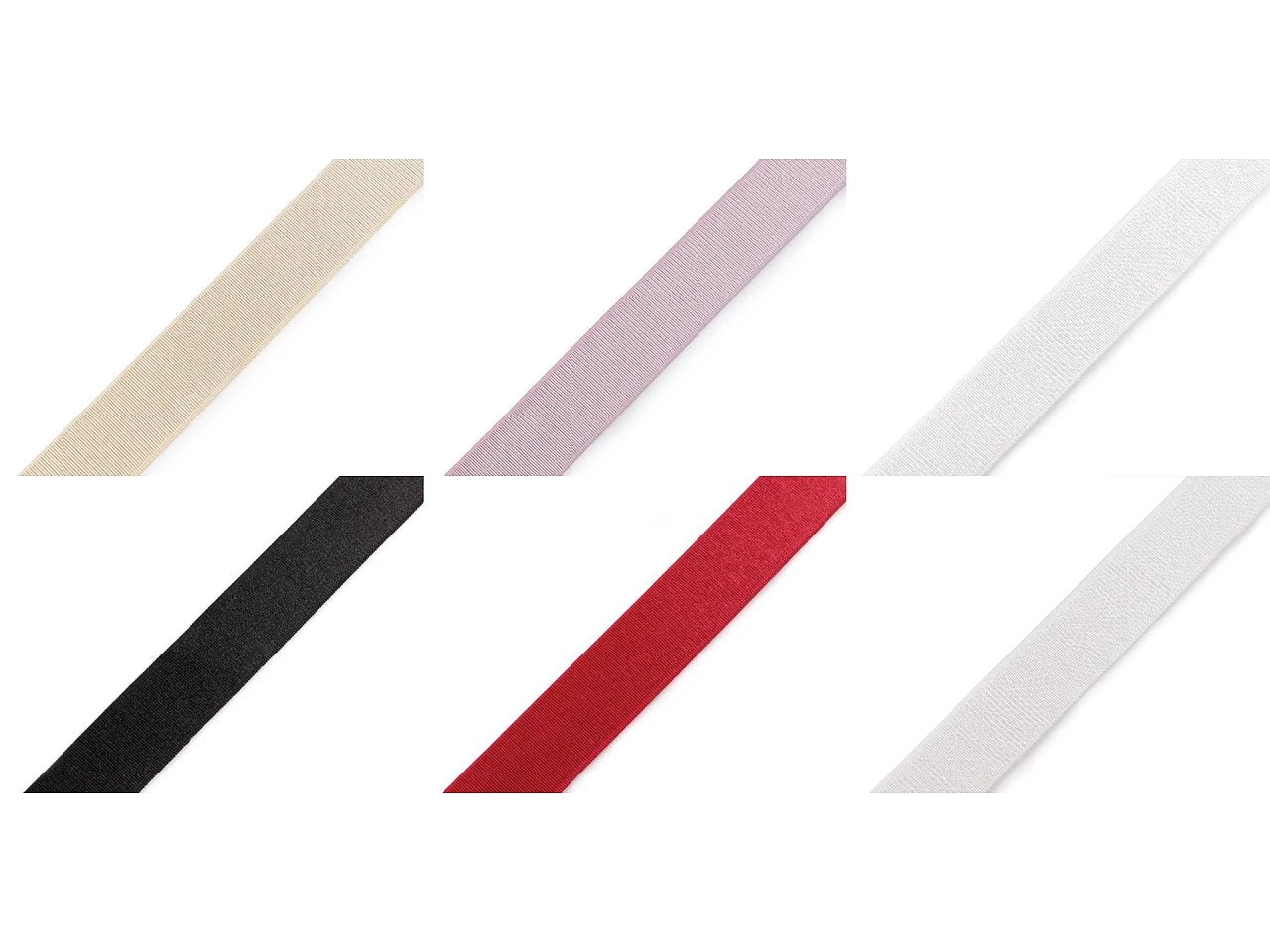 Image with satin elastic bra straps 20 mm | various shades – available at Šarlotes audumi