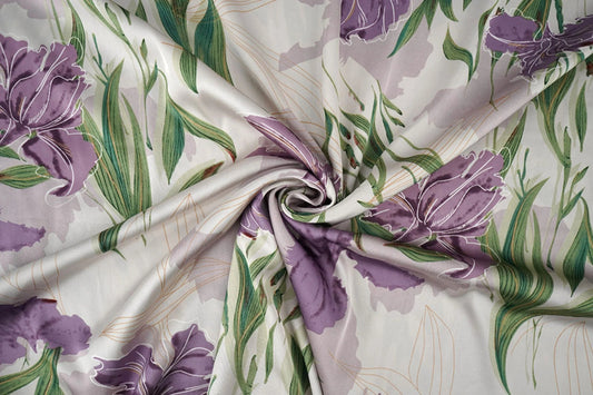 alt
Satin with elastane - lilac orchids 80 g/m²