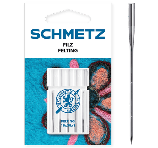 SCHMETZ Felting Needles 18x38x1 (5 pcs.)