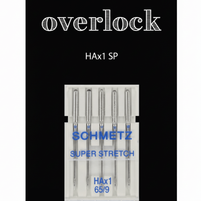 Image of SCHMETZ overlock needles for knitwear HAx1 SP - No. 65 (5 pcs.) – available at Šarlotes audumi
