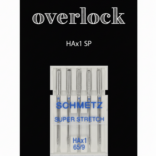 Image of SCHMETZ overlock needles for knitwear HAx1 SP - No. 65 (5 pcs.) – available at Šarlotes audumi