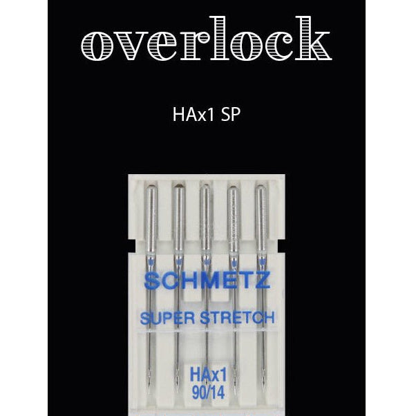 SCHMETZ Overloka adatas trikotāžai HAx1 SP - Nr.90 (5gab.)
