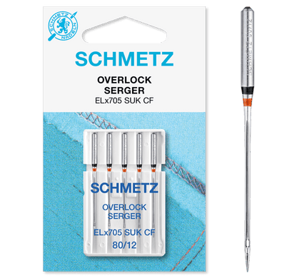 alt
Image with SCHMETZ Overlock and Coverlock needles for knitwear ELx705 SUK CF - No. 80 (5 pcs) – available at Šarlotes audumi