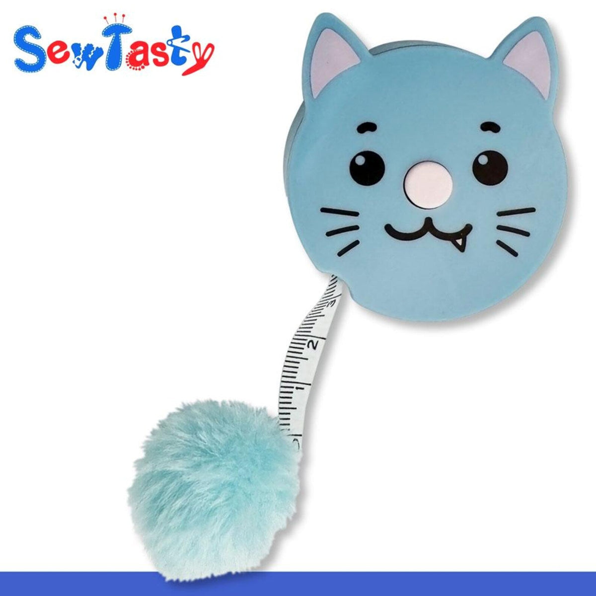 Zdjęcie z zwijaną miarką Sew Tasty w kształcie zwierzątka, 150 cm – do szycia i rękodzieła – dostępna online w Šarlotes audumi