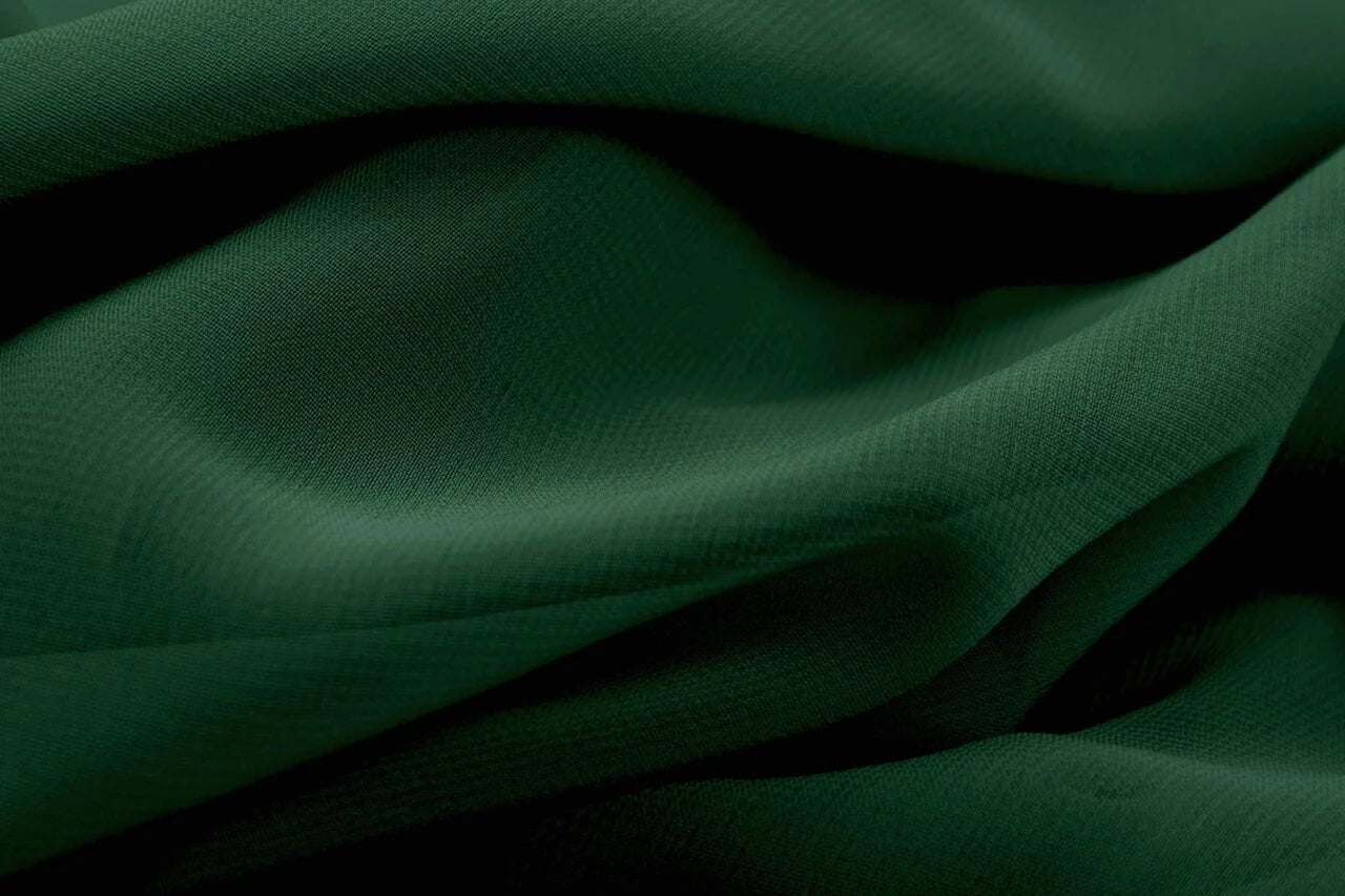Chiffon - dark green | 150 cm | 80 g/m²