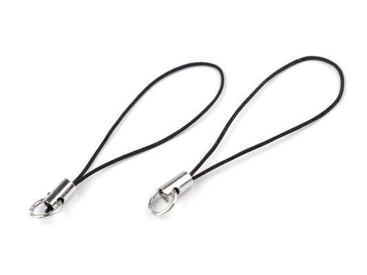 Image of a strap/loop pendant for making pendants and keychains, 20 pcs. – available at Šarlotes audumi