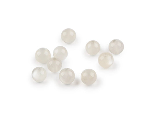 Synthetic moonstone beads Ø6 mm | 10 pcs.