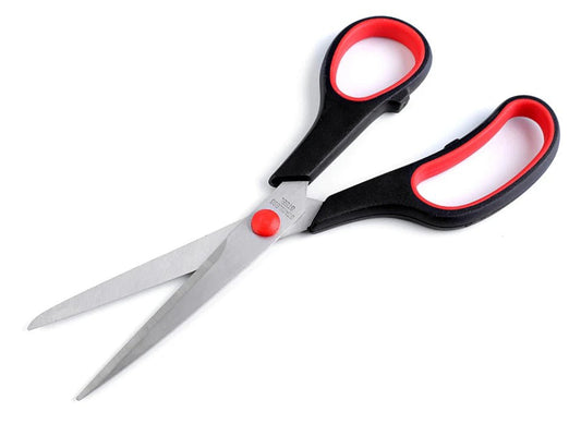 Attēls ar ✂️ Šķēres 21 cm (dažādas krāsas) – pieejams internetā Šarlotes audumi