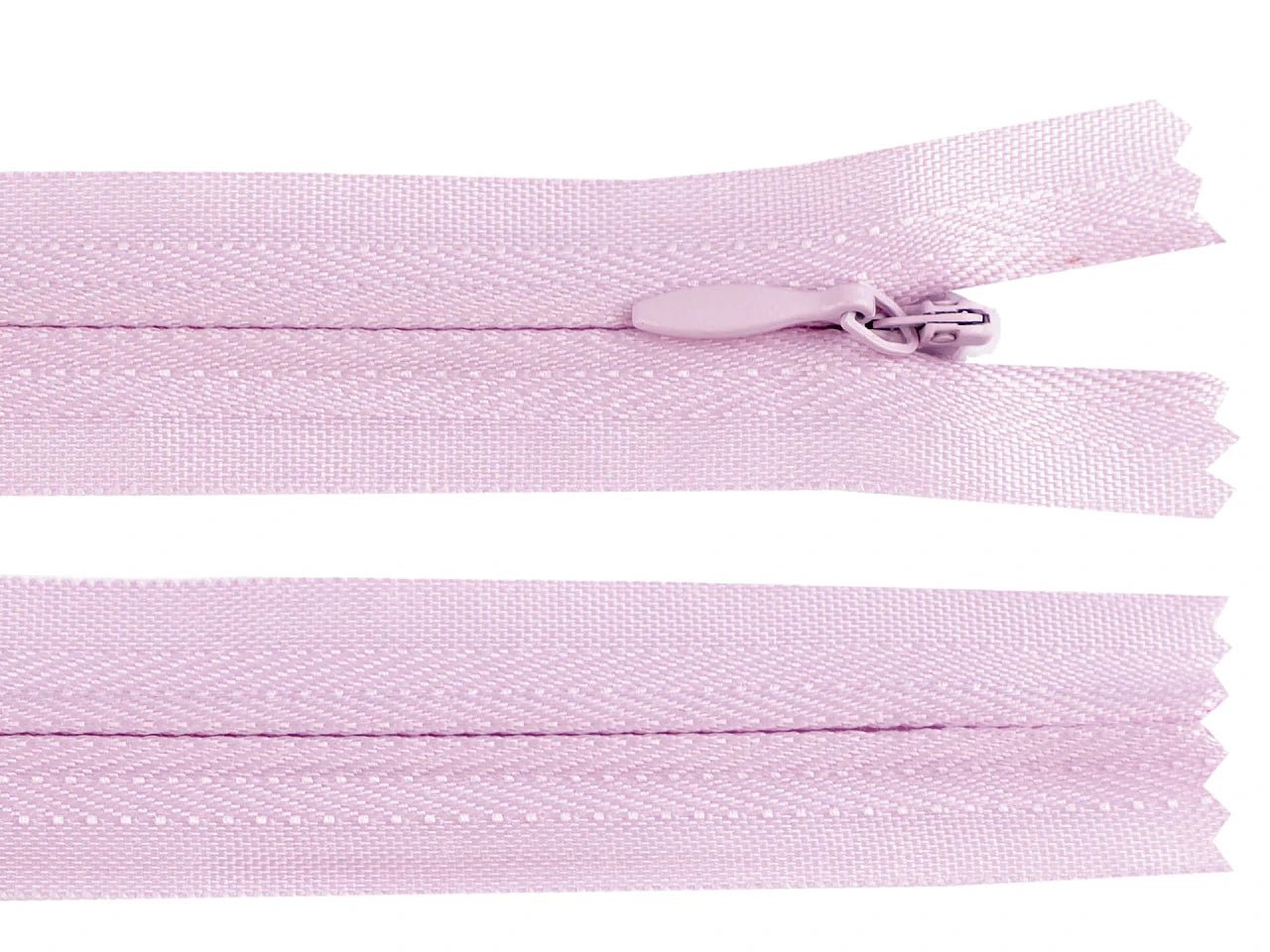 Hidden zipper - light lilac