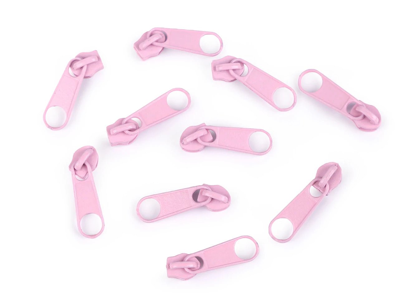 Image of zipper slider, pull tab for spiral zipper No. 3 | various shades – available at Šarlotes audumi